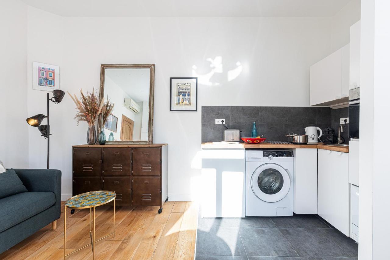 1 Bdr Downtown Near Place Massena ニース エクステリア 写真