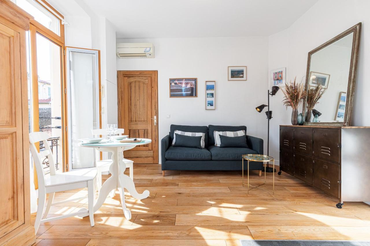 1 Bdr Downtown Near Place Massena ニース エクステリア 写真