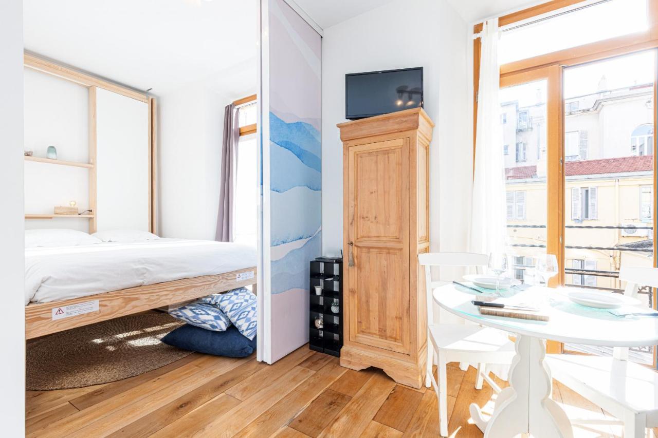 1 Bdr Downtown Near Place Massena ニース エクステリア 写真