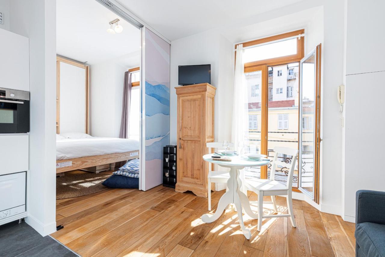 1 Bdr Downtown Near Place Massena ニース エクステリア 写真