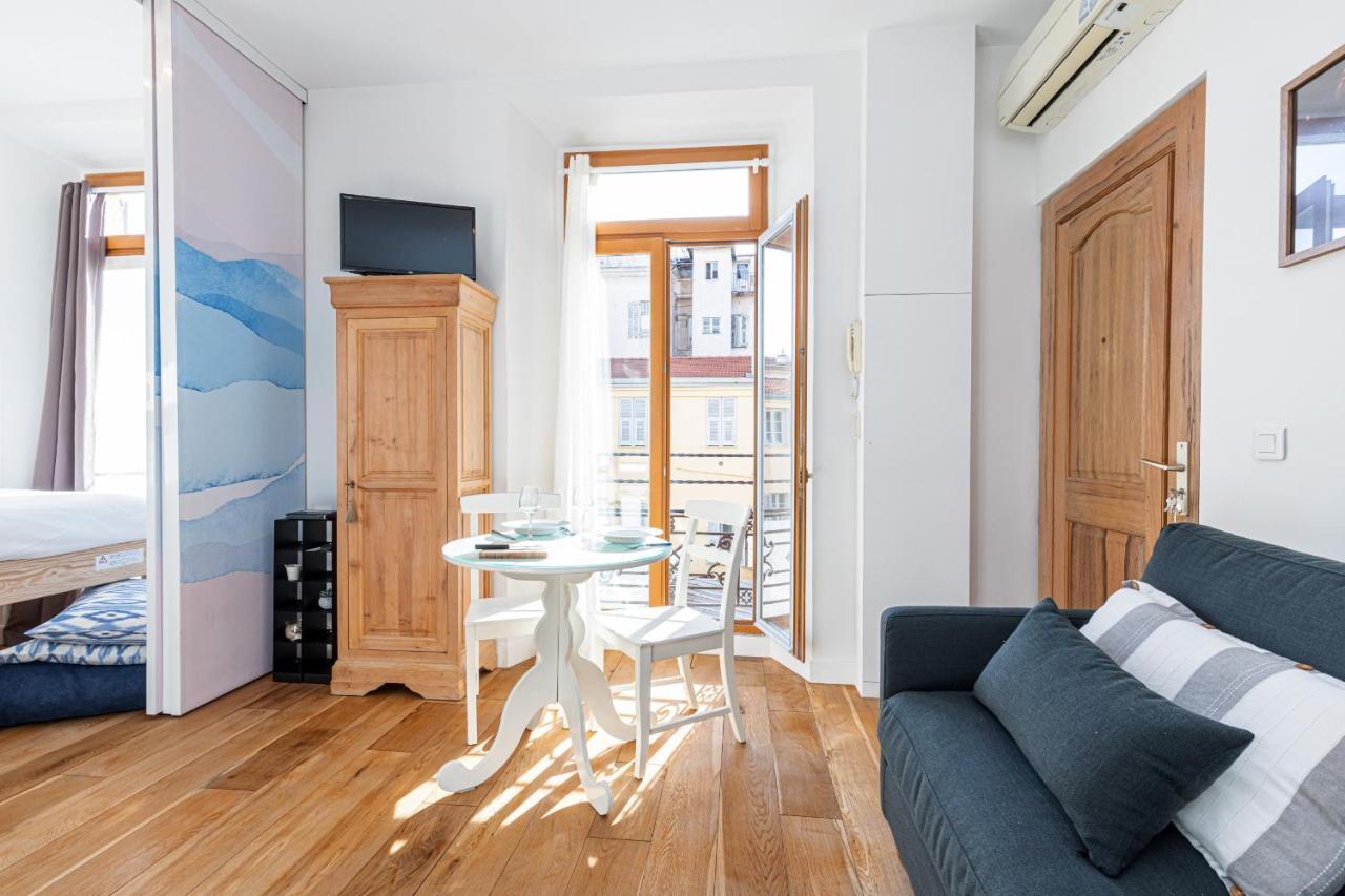 1 Bdr Downtown Near Place Massena ニース エクステリア 写真